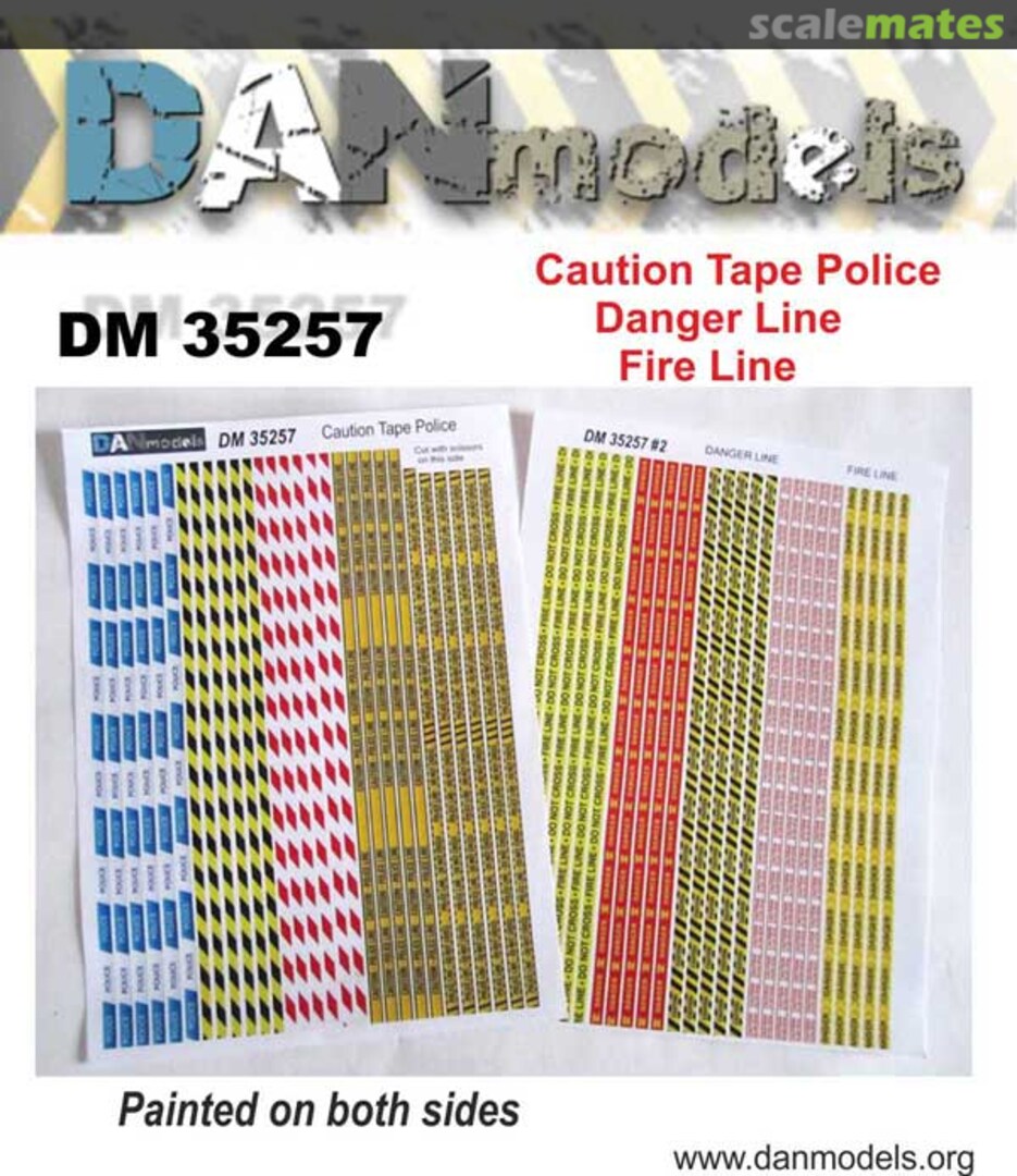 Boxart Caution Tape Police. Danger Line. Fire Line DM35257 DANmodels