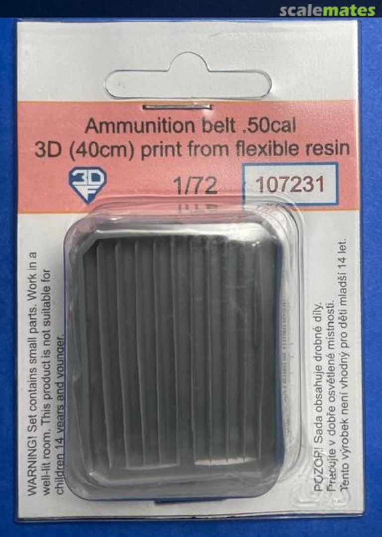 Boxart Ammunition Belt .50cal (40 cm) 107231 3DF Print Boxart Ammunition Belt .50cal (40 cm) 107231 3DF Print