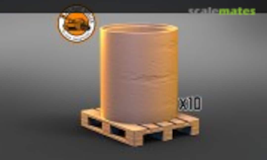 1:35 Pipe A on a pallet set of 10 pcs (Military Scales PMI0301D) PMI0301D