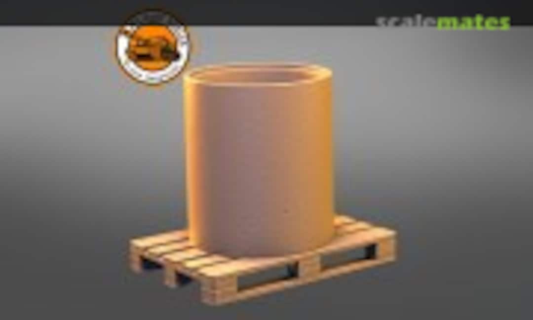 1:35 Pipe A on a Europallet set of 10 pcs (Military Scales PMI0302D) PMI0302D