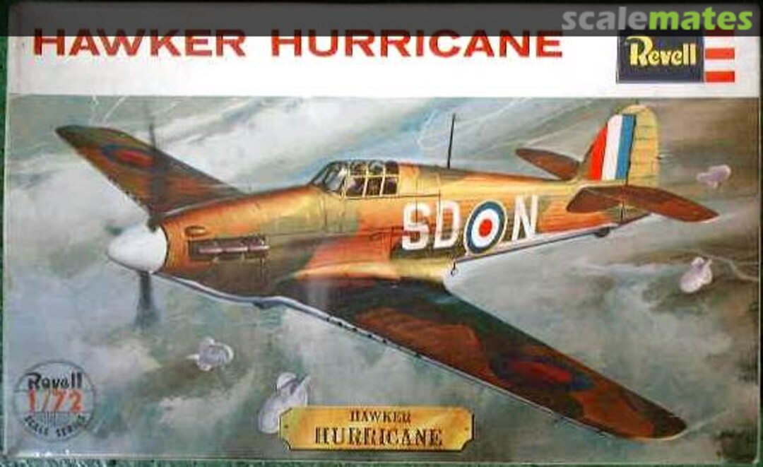 Boxart Hawker Hurricane H-616 Revell Japan Boxart Hawker Hurricane H-616 Revell Japan