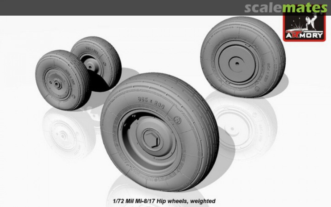 Boxart Mil Mi-8/17 wheels AW72036 Armory