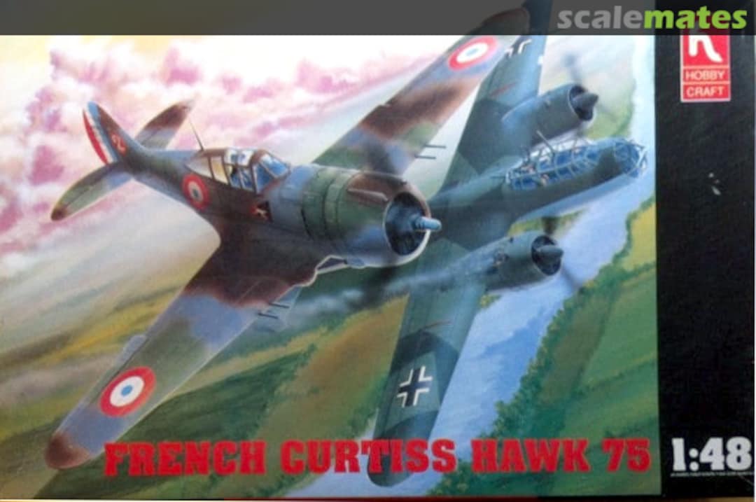 Boxart French Curtiss Hawk 75 HC1560 Hobbycraft Boxart French Curtiss Hawk 75 HC1560 Hobbycraft