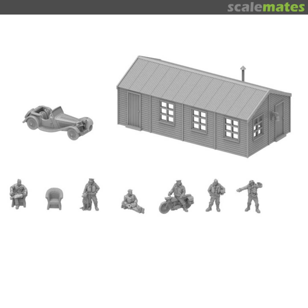Boxart RAF Dispersal Set Option number 4 Beacon Models Boxart RAF Dispersal Set Option number 4 Beacon Models