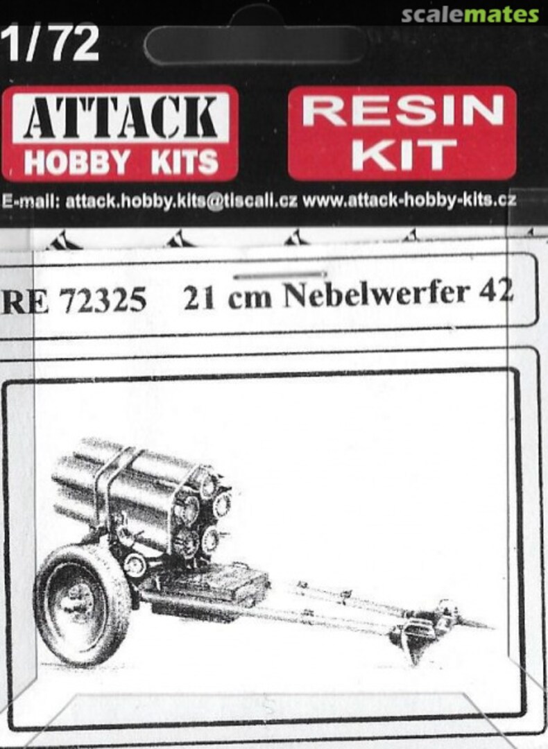 Boxart 21 cm Nebelwerfer 42 72325 Attack Hobby Kits Boxart 21 cm Nebelwerfer 42 72325 Attack Hobby Kits