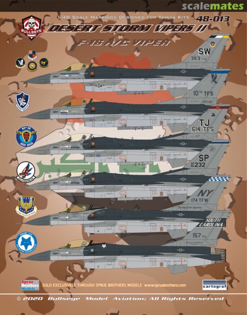Boxart Desert Storm Vipers II 48-014 Bullseye Boxart Desert Storm Vipers II 48-014 Bullseye