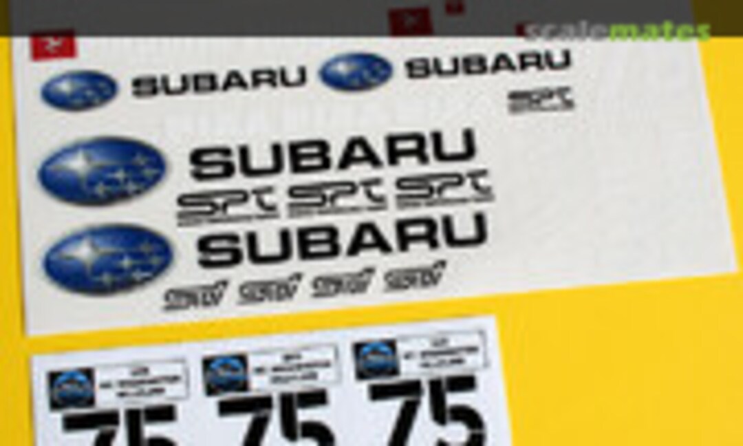 1:10 David Higgins Subaru WRX STI 2011 Mt Washington Hillclimb #75 stickers (Screenprintdigital SUBARUHIGGINS) SUBARUHIGGINS