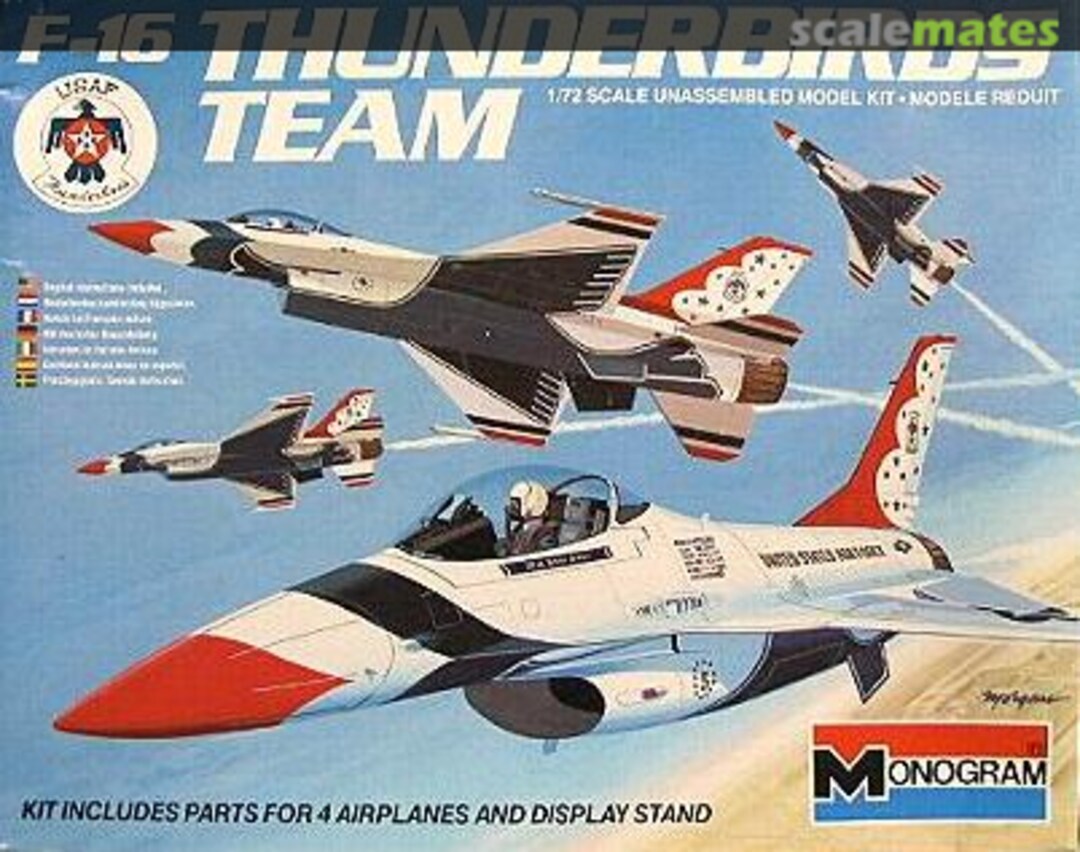 Boxart F-16 Thunderbirds Team 5504 Monogram Boxart F-16 Thunderbirds Team 5504 Monogram