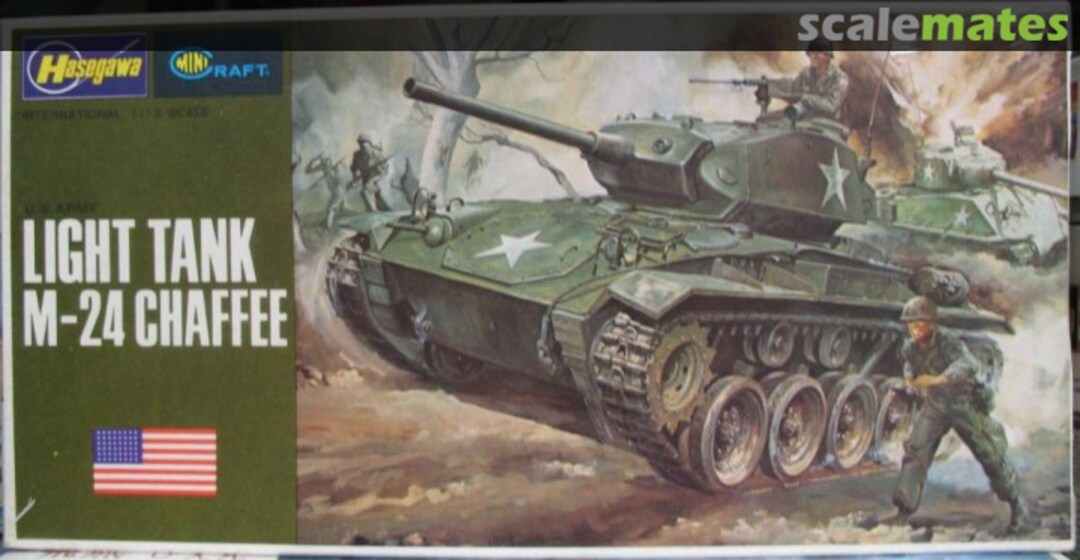 Boxart M-24 Chaffee 719 Minicraft Hasegawa Boxart M-24 Chaffee 719 Minicraft Hasegawa