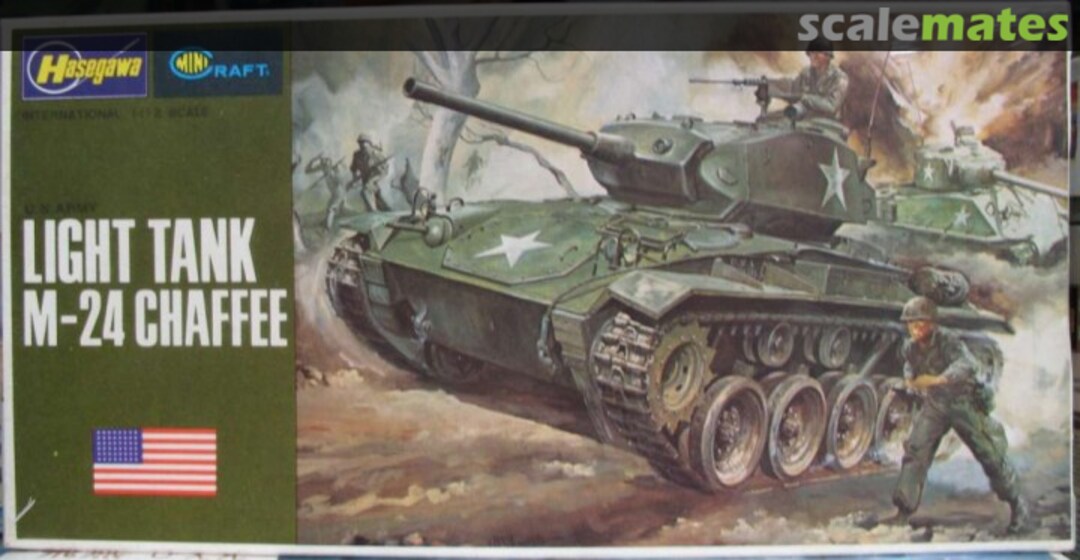 Boxart M-24 Chaffee 719 Minicraft Hasegawa