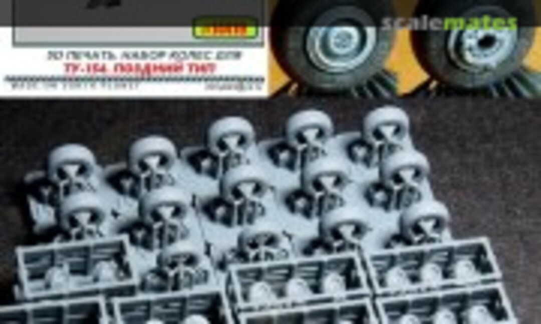 1:144 Tupolev Tu-154 wheel set (MLH/Bring It! 14419) 14419