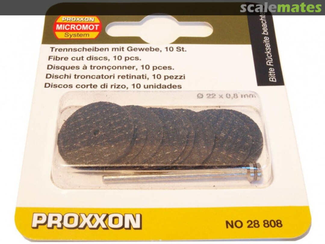 Boxart Fiber cut discs, 10 pcs 28 808 Proxxon