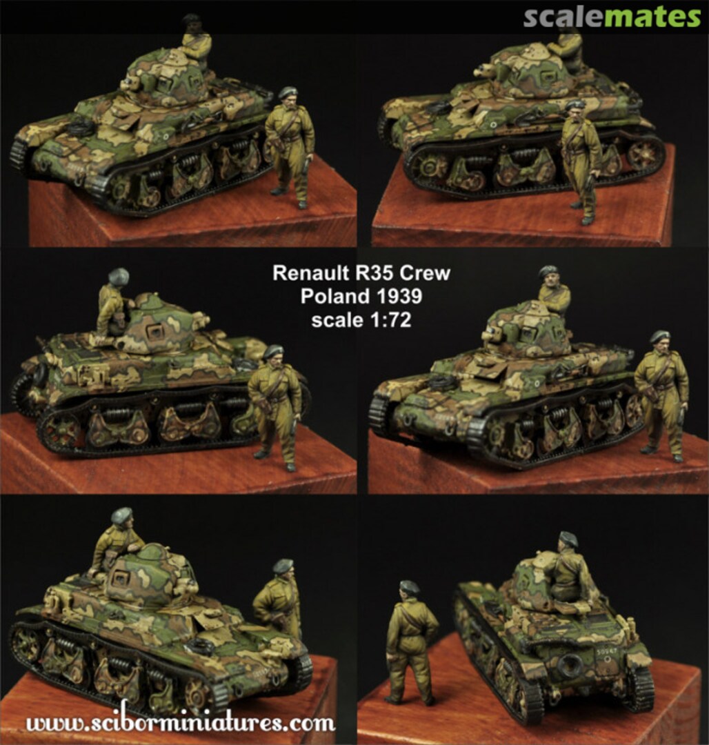 Boxart Polish Renault R35 Crew Set 72HM0021 Scibor Monstrous Miniatures Boxart Polish Renault R35 Crew Set 72HM0021 Scibor Monstrous Miniatures