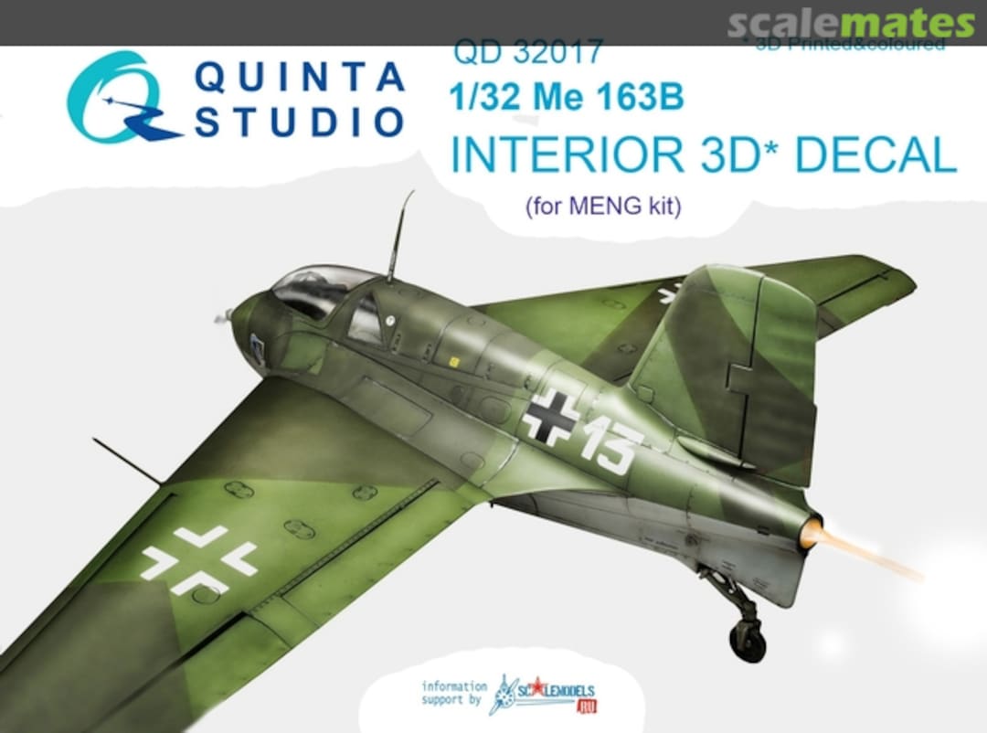 Boxart Me 163B interior 3D decals QD32017 Quinta Studio