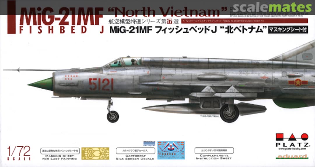 Boxart MiG-21MF Fishbed J PLZAE-17 Platz Boxart MiG-21MF Fishbed J PLZAE-17 Platz