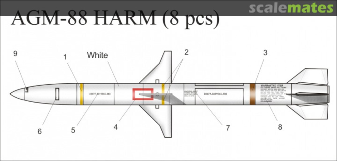 Boxart AGM-88 HARM UR3238 UpRise Boxart AGM-88 HARM UR3238 UpRise