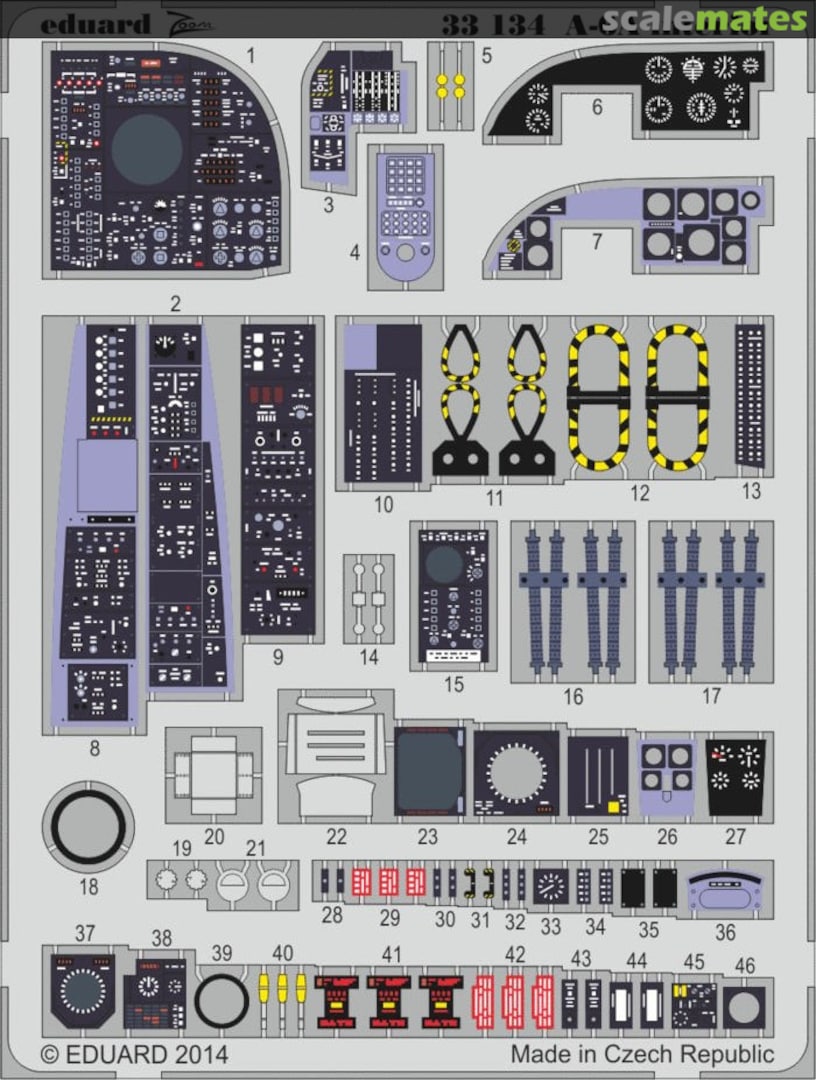 Boxart A-6A interior S. A. 33134 Eduard