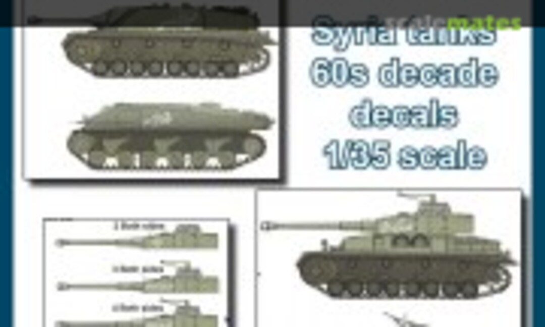 1:35 Syria tanks in the 50s, 60s and the 6 days war (FC Model Trend 35205) 35205