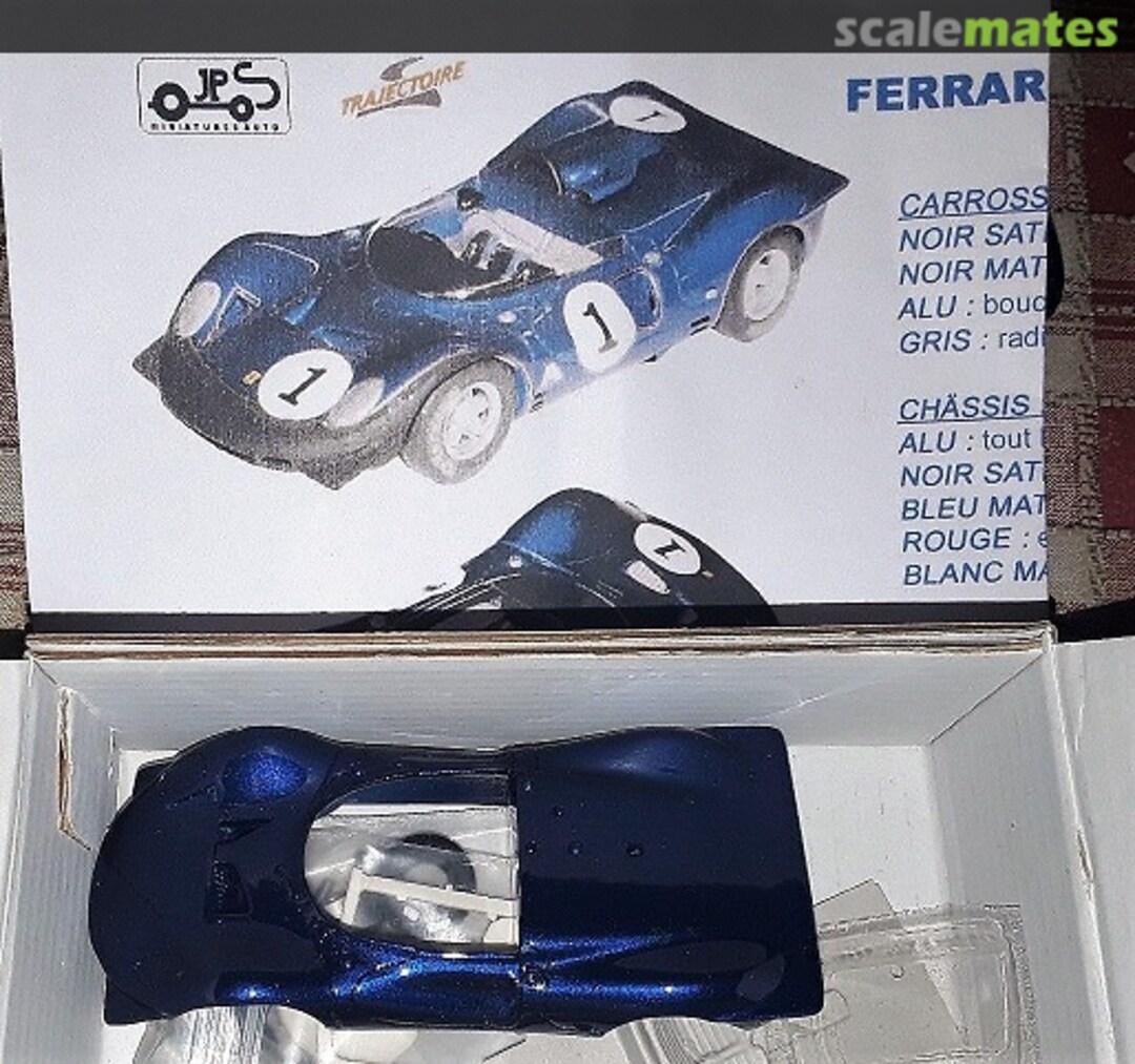 Boxart Ferrari P3/4 Gordon Tatum KP320 JPS Miniatures Auto Boxart Ferrari P3/4 Gordon Tatum KP320 JPS Miniatures Auto
