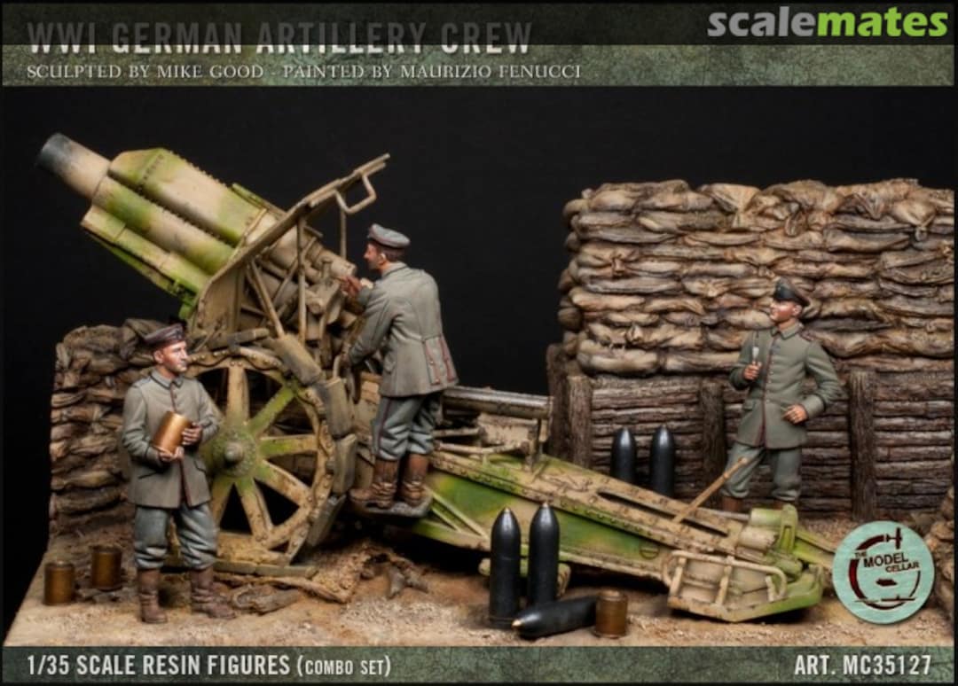 Boxart WWI German Artillery Crew MC35127 Model Cellar Boxart WWI German Artillery Crew MC35127 Model Cellar
