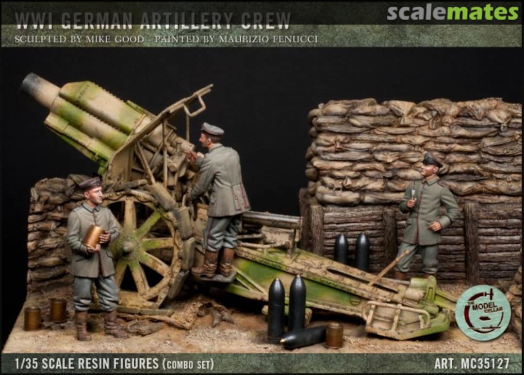 Boxart WWI German Artillery Crew MC35127 Model Cellar