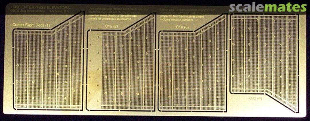 Boxart Enterprise Elevators 350-2A Gold Medal Models Boxart Enterprise Elevators 350-2A Gold Medal Models
