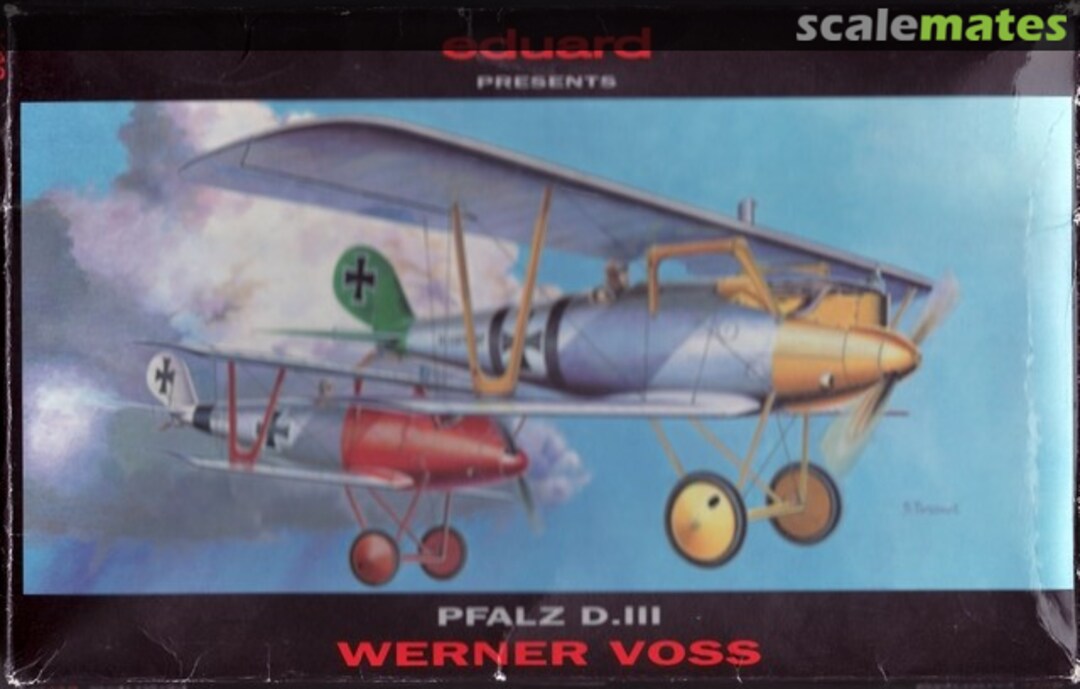 Boxart Pfalz D.III Werner Voss 8031 Eduard