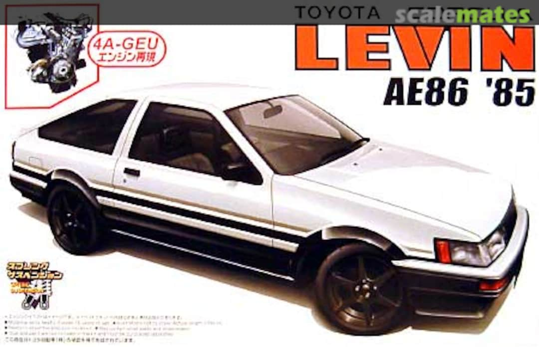 Boxart Toyota Corolla Levin AE86 '85 039359 Aoshima