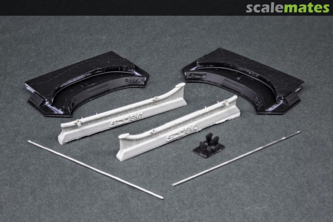 Contents Bell UH-1 family medium height landing skids 72-AE002 AK3D Contents Bell UH-1 family medium height landing skids 72-AE002 AK3D