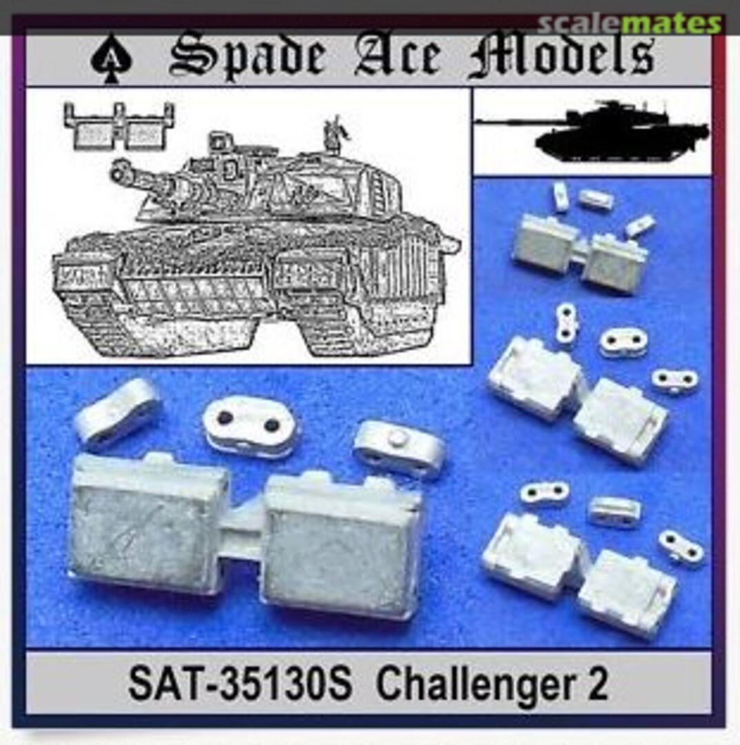 Boxart Metal Track Challenger 2 Special SAT-3510S Spade Ace Models