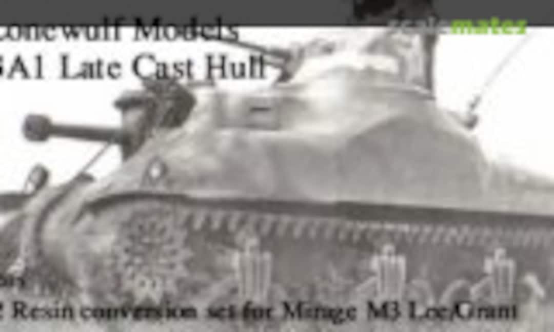 LWP015 1:72 M3A1 Cast hull late (Lonewulf Models LWP015)