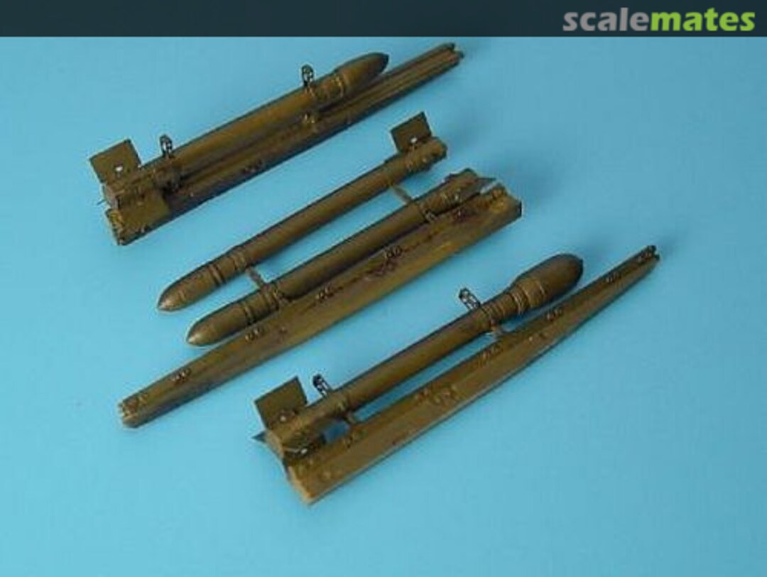 Eduard Accessories 648393-1:48 British Rocket Projectiles RP-3 60lb F Neu Eduard Accessories 648393-1:48 British Rocket Projectiles RP-3 60lb F Neu