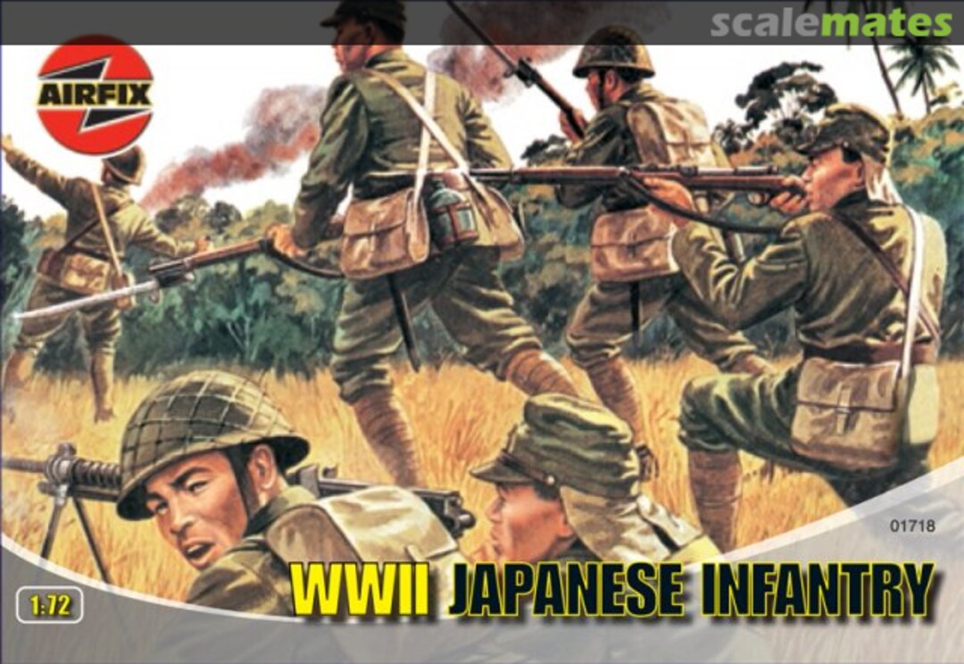 Boxart WWII Japanese Infantry 01718 Airfix