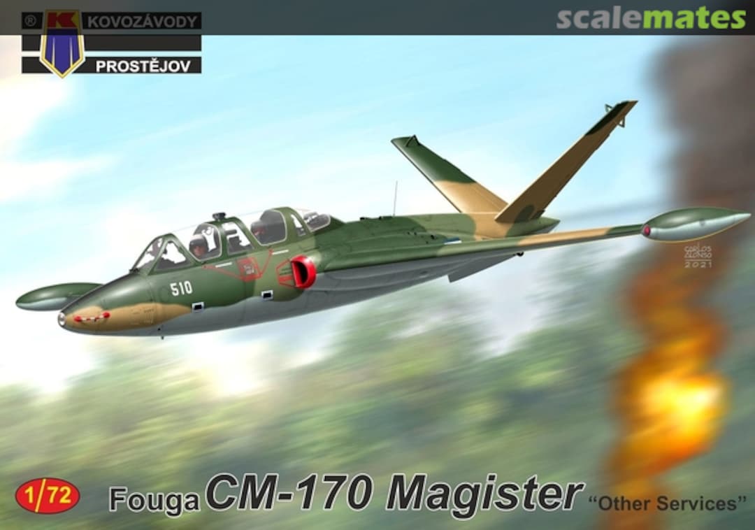 Boxart Fouga CM.170 Magister - "Other Services" KPM0244 Kovozávody Prostějov Boxart Fouga CM.170 Magister - "Other Services" KPM0244 Kovozávody Prostějov