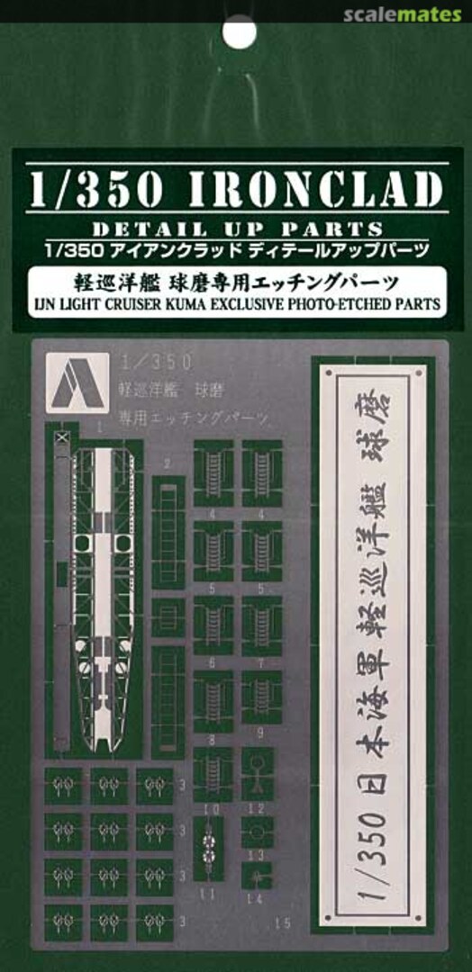 Boxart IJN Light Cruiser Kuma Photo-Etched Parts 044315 Aoshima Boxart IJN Light Cruiser Kuma Photo-Etched Parts 044315 Aoshima