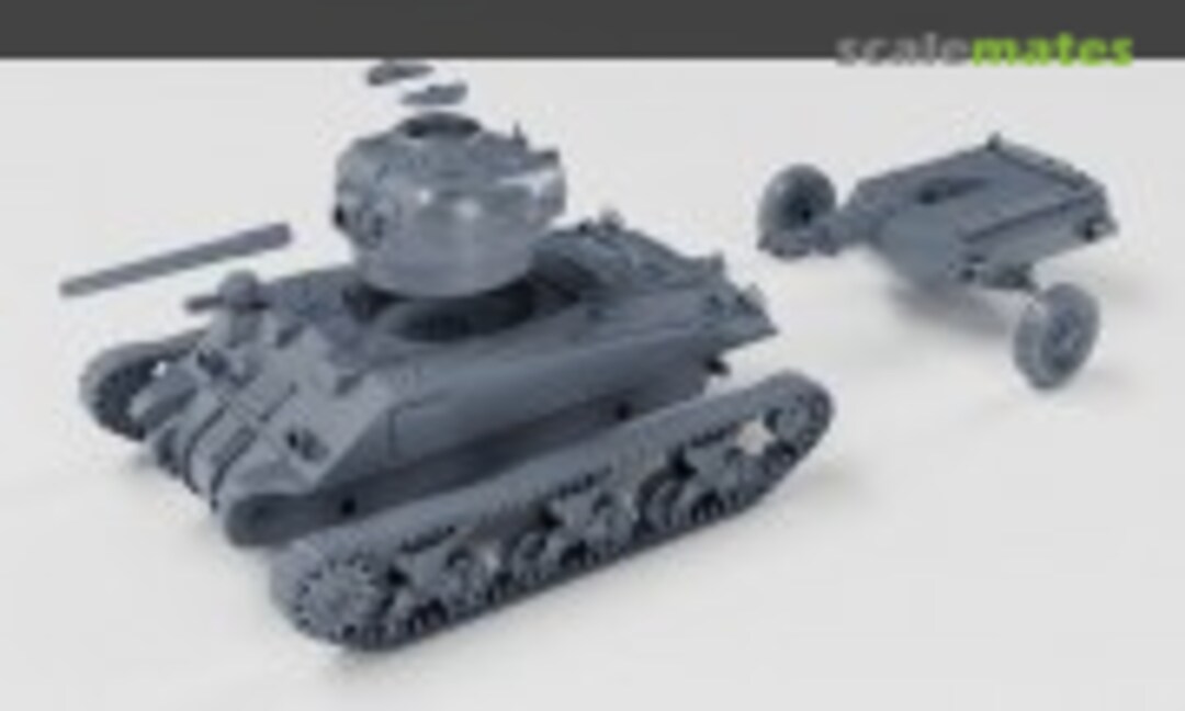 1:72 Medium Tank M4A4 Sherman Crocodile - open hatch (EMP3d 72011628)