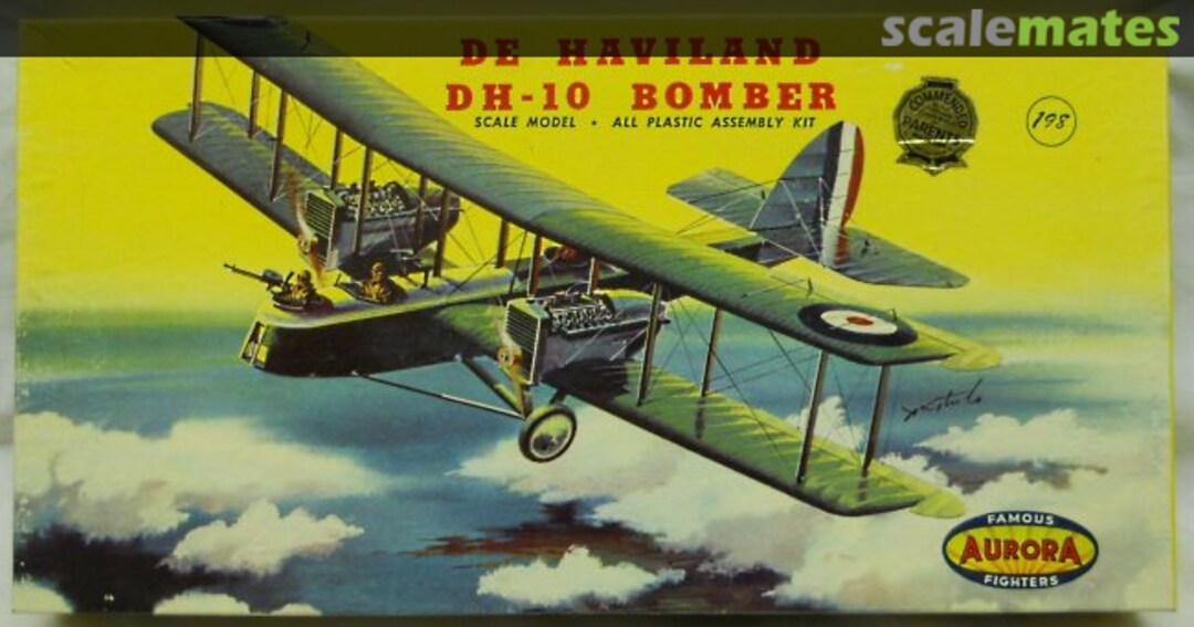 Boxart De Havilland DH-10 Bomber 125-198 Aurora Boxart De Havilland DH-10 Bomber 125-198 Aurora