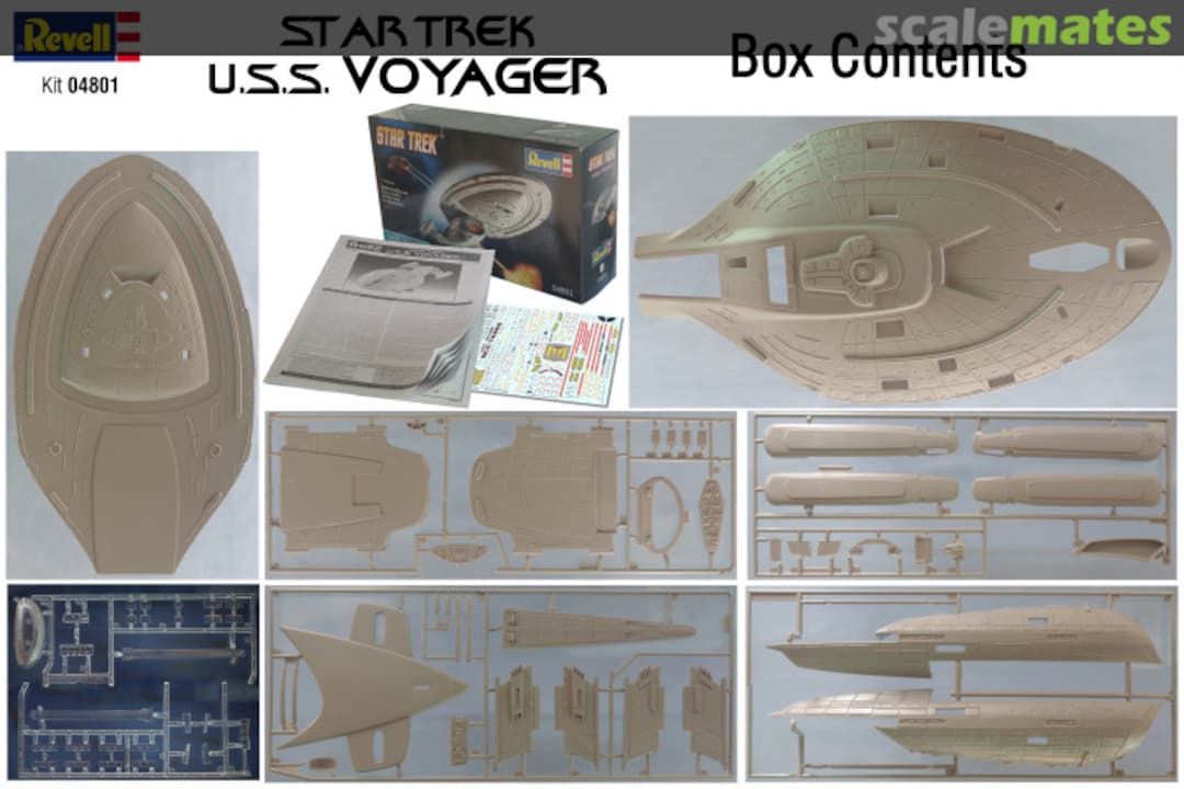 Contents U.S.S. Voyager 04801 Revell