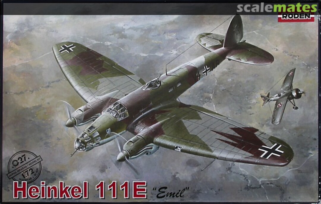 Boxart Heinkel He111E "Emil" 027 Roden