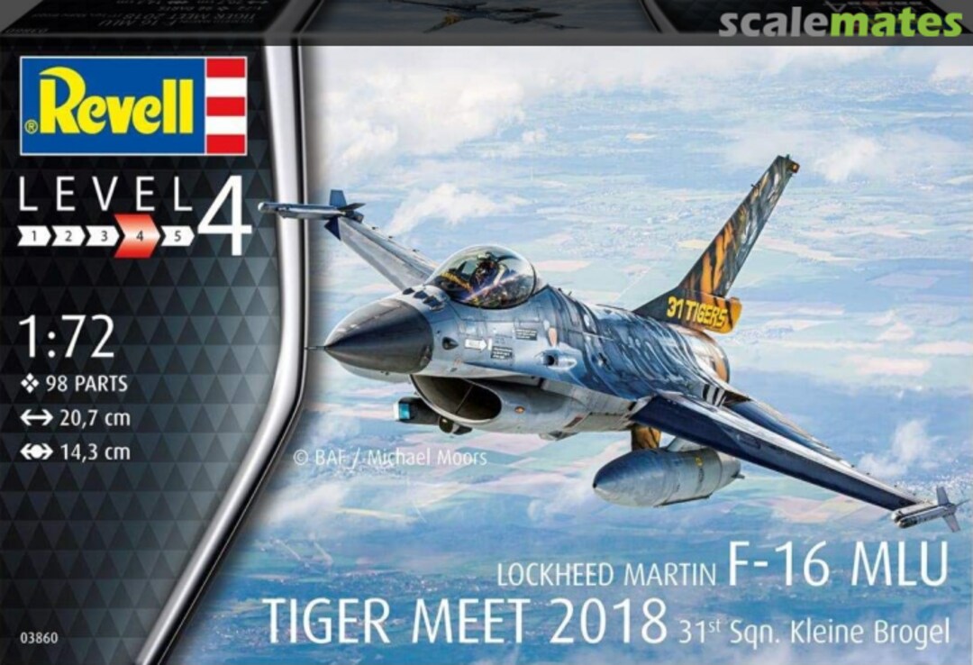 Boxart Lockheed Martin F-16 MLU 31st Sqn. Kleine Brogel 03860 Revell Boxart Lockheed Martin F-16 MLU 31st Sqn. Kleine Brogel 03860 Revell
