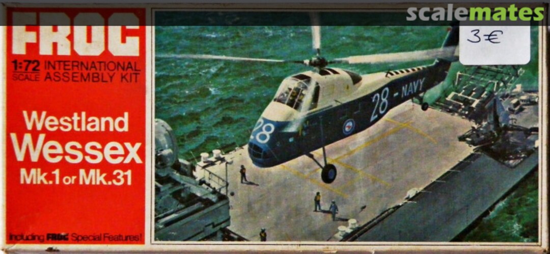 Boxart Westland Wessex Mk.1 or Mk.31 F247 FROG