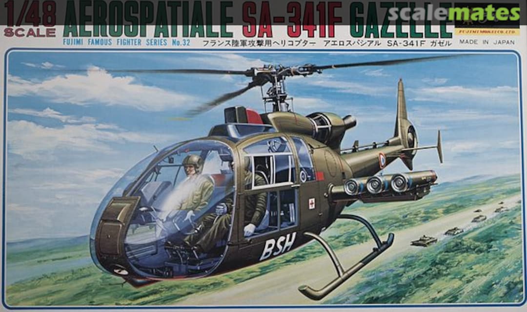 Aerospatiale SA-341F Gazelle, Fujimi 5A32 (1979) Aerospatiale SA-341F Gazelle, Fujimi 5A32 (1979)