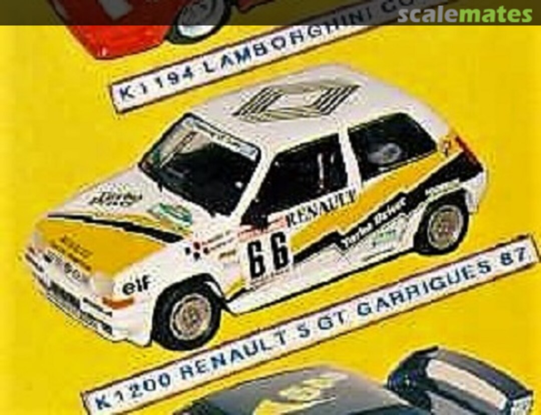 Boxart Renault 5 GT Turbo (2100 RN 28) "RENAULT" K1200 Provence Moulage Boxart Renault 5 GT Turbo (2100 RN 28) "RENAULT" K1200 Provence Moulage