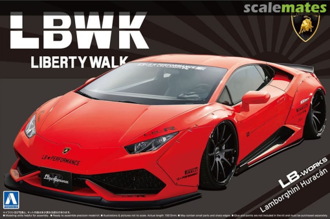 Boxart Lamborghini Huracan Liberty Walk LB-Works Ver. 1 059883 Aoshima Boxart Lamborghini Huracan Liberty Walk LB-Works Ver. 1 059883 Aoshima