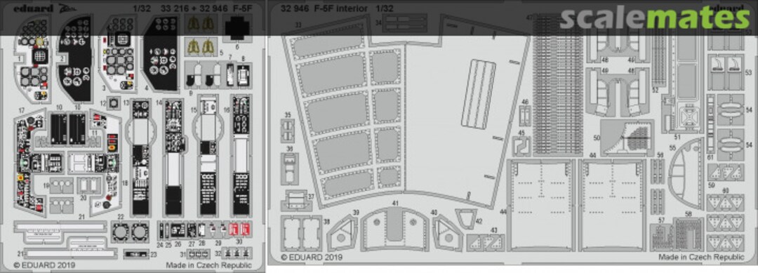 Boxart F-5F interior 32946 Eduard