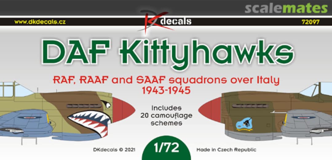Boxart DAF Kittyhawks 72097 DK Decals Boxart DAF Kittyhawks 72097 DK Decals
