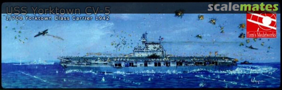 Boxart USS Yorktown CV-5 700-02 Tom's Modelworks Boxart USS Yorktown CV-5 700-02 Tom's Modelworks