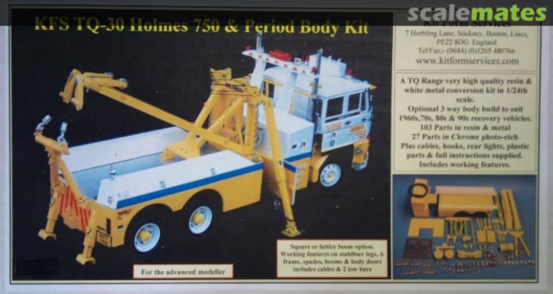 Boxart Holmes 750 & Period body kit TQ-30 Kit Form Services Boxart Holmes 750 & Period body kit TQ-30 Kit Form Services