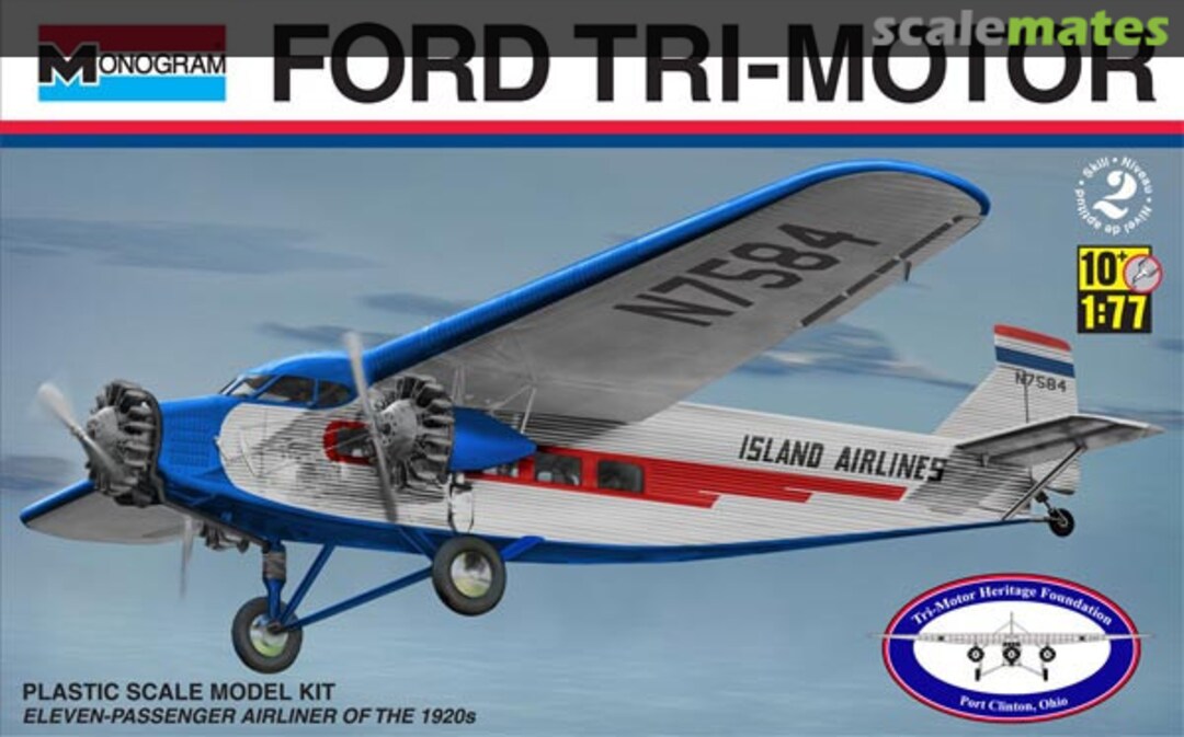 Boxart Ford Tri-Motor 85-5263 Monogram Boxart Ford Tri-Motor 85-5263 Monogram