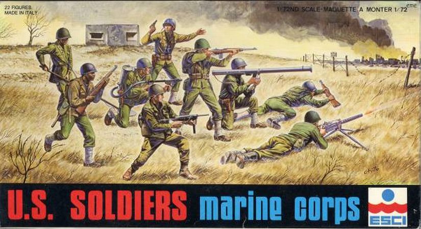 Figurine US Marines Heller 49616 Maquette